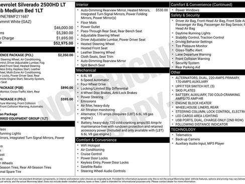 Used 2021 Chevrolet Silverado 2500 LT w/ Convenience Package image 6