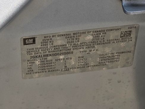 Used 2016 GMC Terrain SLE FWD image 21