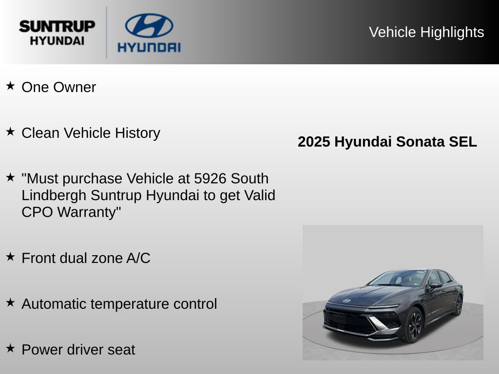 Used 2025 Hyundai Sonata SEL FWD image 8