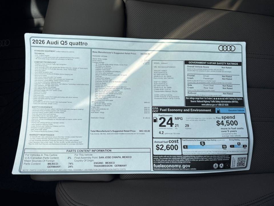 New 2026 Audi Q5 Prestige AWD/4WD image 33