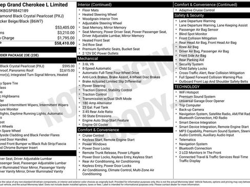 Used 2023 Jeep Grand Cherokee L Limited AWD/4WD image 26
