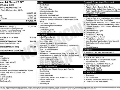 Used 2024 Chevrolet Blazer LT w/ Convenience Package image 6