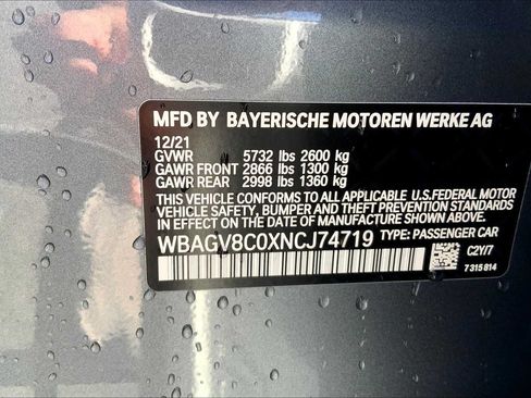 Certified 2022 BMW M850i Gran Coupe xDrive w/ Comfort Seating Package AWD/4WD image 35