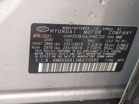 Certified 2021 Hyundai Santa Fe SEL Premium w/ Cargo Package image 31