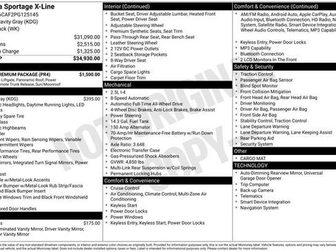 Used 2023 Kia Sportage X-Line w/ X-Line Premium Package AWD/4WD image 19