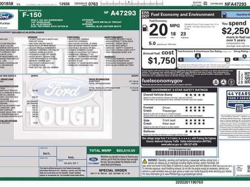 Certified 2022 Ford F150 Limited AWD/4WD image 28