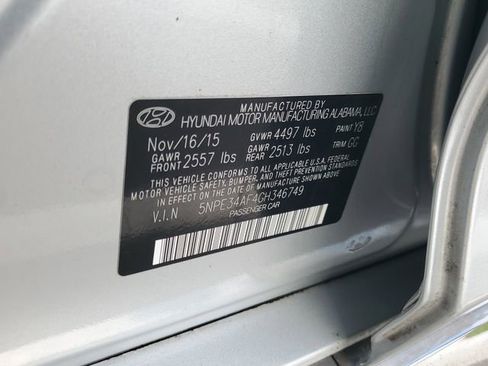 Used 2016 Hyundai Sonata Sport w/ Option Group 03 image 30