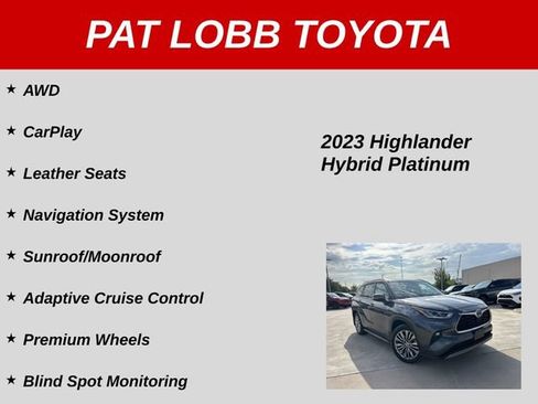 Used 2023 Toyota Highlander Platinum AWD/4WD image 30