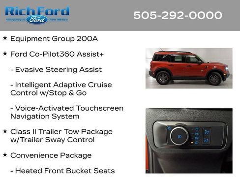Certified 2022 Ford Bronco Sport Big Bend w/ Convenience Package AWD/4WD image 17
