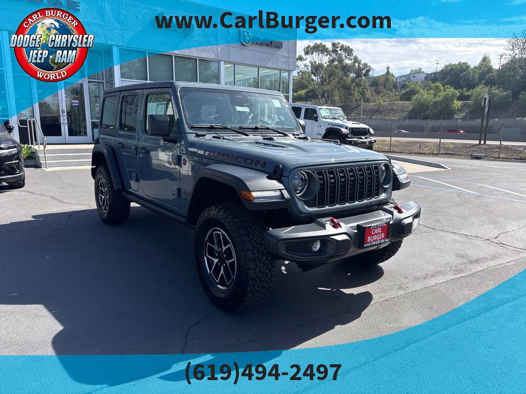 Certified 2025 Jeep Wrangler Unlimited Rubicon w/ Convenience Group AWD/4WD image 1