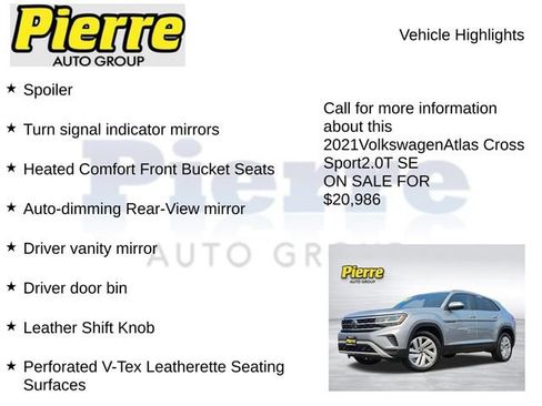 Used 2021 Volkswagen Atlas Cross Sport SE AWD/4WD image 22