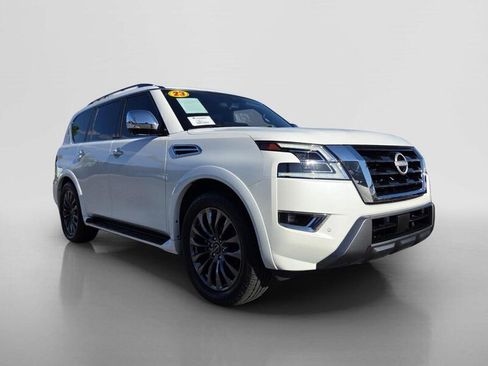 Used 2023 Nissan Armada Platinum w/ Captain's Chairs Package AWD/4WD image 7