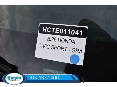 New 2026 Honda Civic Sport image 30