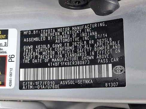 Used 2014 Toyota Camry LE image 25