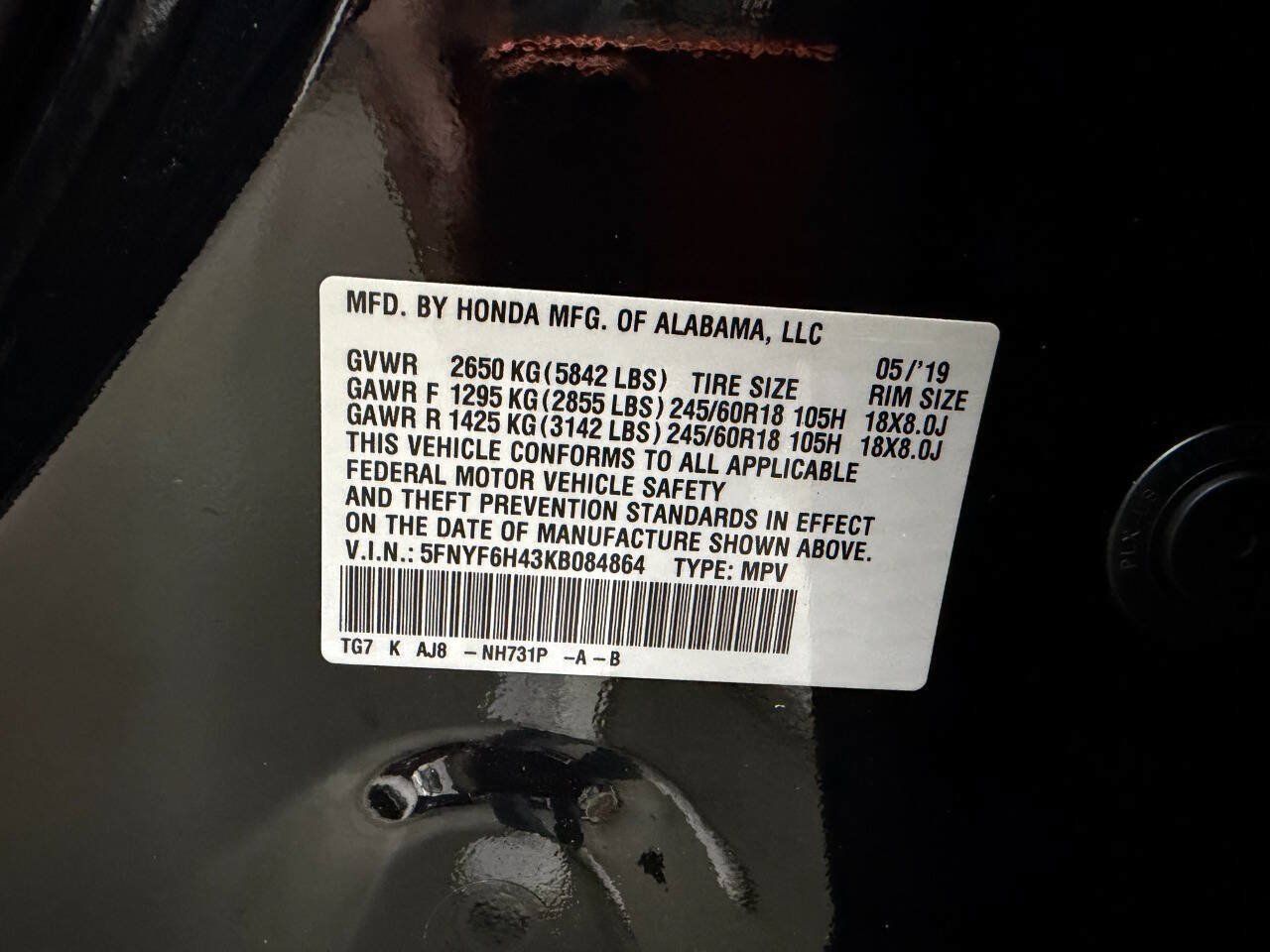 Used 2019 Honda Pilot EX-L image 32