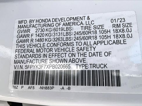 Used 2023 Honda Ridgeline RTL-E image 34