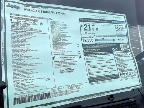 New 2026 Jeep Wrangler Willys image 14