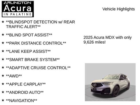 Used 2025 Acura MDX A-Spec AWD/4WD image 7