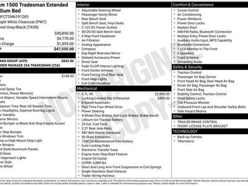 Used 2022 RAM 1500 Tradesman w/ Tradesman Group AWD/4WD image 38