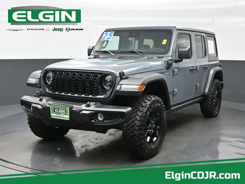 Used 2025 Jeep Wrangler Unlimited Sport S 4xe AWD/4WD image 1