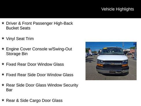 Used 2024 Chevrolet Express 2500 w/ Driver Convenience Package RWD image 22