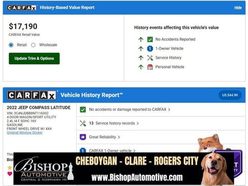 Used 2022 Jeep Compass Latitude w/ Convenience Group image 7