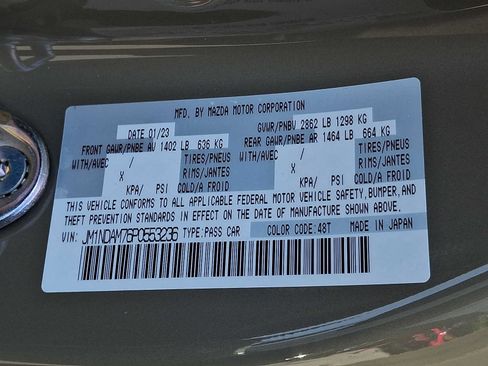 Used 2023 MAZDA MX-5 Miata Grand Touring w/ Weather Package RWD image 27