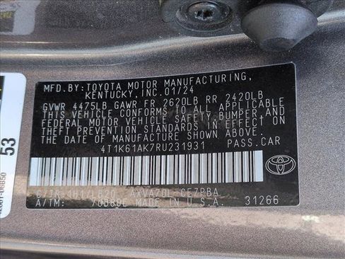 Used 2024 Toyota Camry XSE image 23
