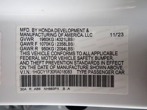 Used 2024 Honda Accord EX image 20