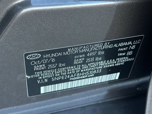 Used 2017 Hyundai Sonata SE FWD image 25
