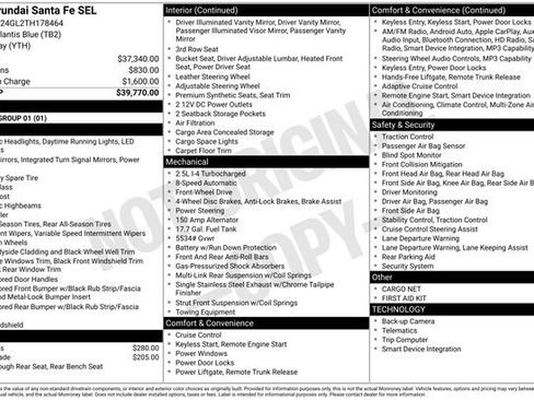 New 2026 Hyundai Santa Fe SEL image 20
