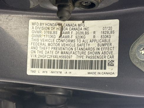 Used 2020 Honda Civic LX image 39