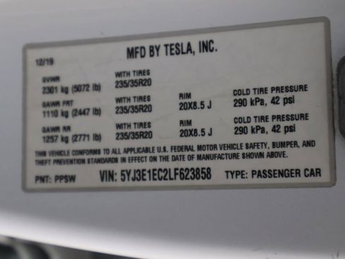 Used 2020 Tesla Model 3 Performance AWD/4WD image 35