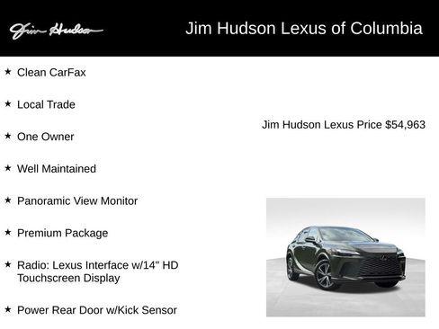 Certified 2025 Lexus RX 350 Premium w/ Accessory Package (Z1) FWD image 4