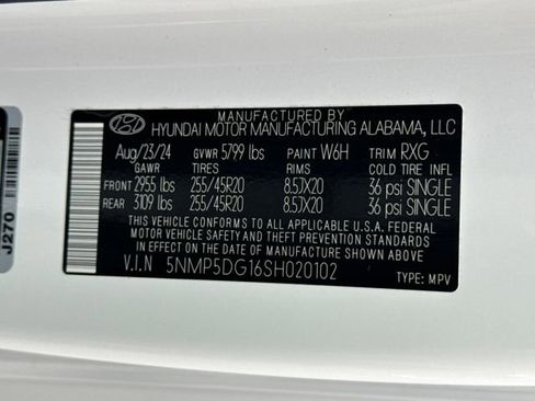 Certified 2025 Hyundai Santa Fe Calligraphy image 30
