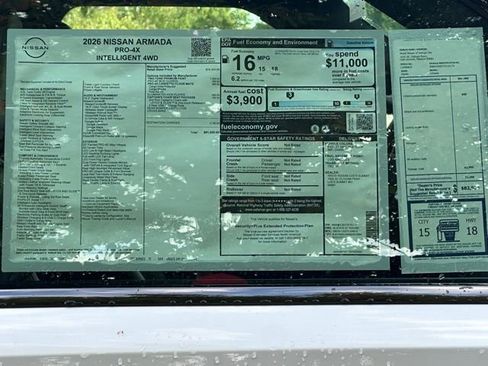 New 2026 Nissan Armada PRO-4X w/ Captain's Chari Seat Package image 9