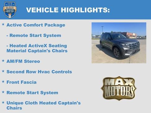 New 2026 Ford Explorer Active w/ Active Comfort Package AWD/4WD image 12