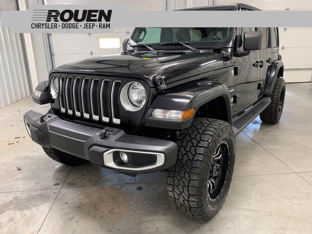 Used 2021 Jeep Wrangler Unlimited Sahara w/ Uconnect 4C Nav & Sound Group AWD/4WD 360° Tour