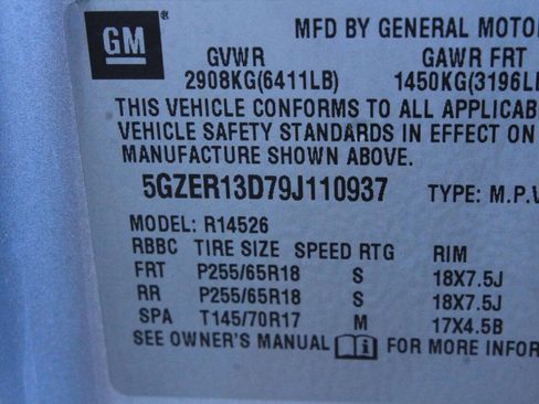 Used 2009 Saturn Outlook XE w/ Convenience Package image 10