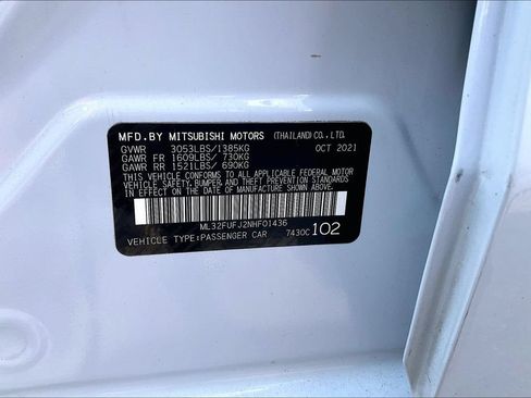 Used 2022 Mitsubishi Mirage G4 ES FWD image 30