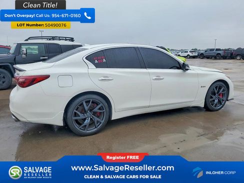 Used 2018 INFINITI Q50 Red Sport 400 w/ Proactive Package AWD/4WD image 4