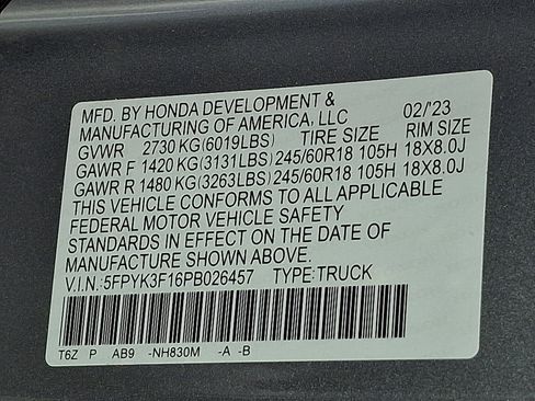 Used 2023 Honda Ridgeline Sport image 27