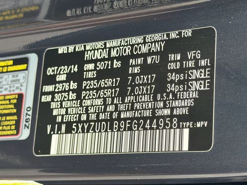 Used 2015 Hyundai Santa Fe Sport w/ Option Group 04 AWD/4WD image 42