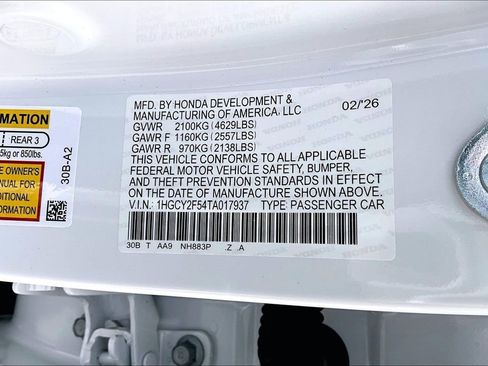 New 2026 Honda Accord Sport image 8