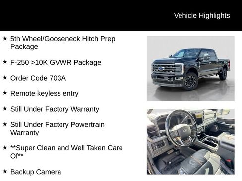 Used 2023 Ford F250 Platinum AWD/4WD image 6