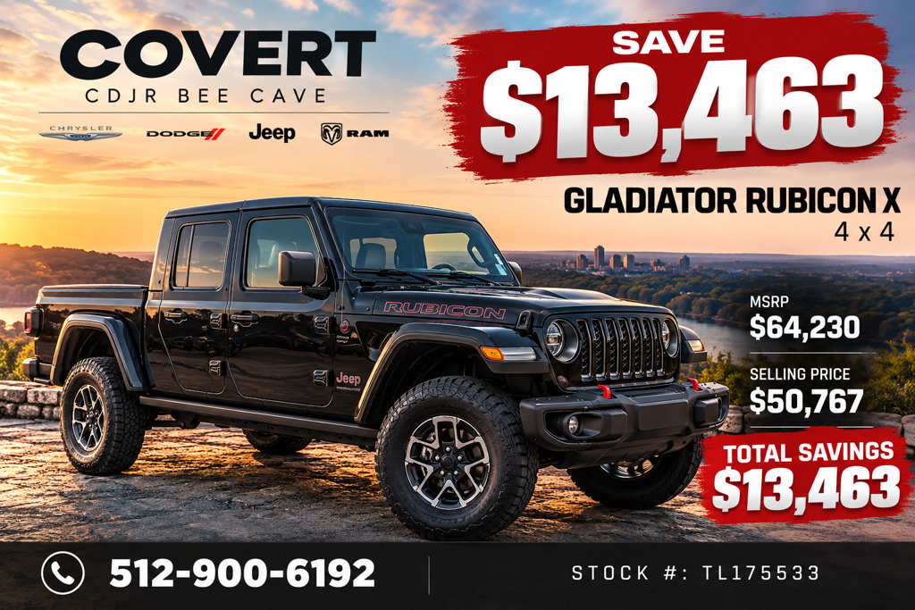 New 2026 Jeep Gladiator Rubicon AWD/4WD image 53