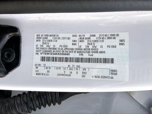 Used 2019 Ford F150 XL w/ Equipment Group 101A Mid AWD/4WD image 17