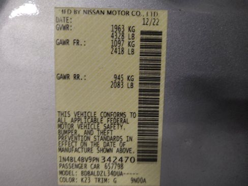 Used 2023 Nissan Altima 2.5 S FWD image 33