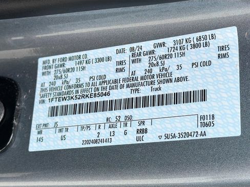 Used 2024 Ford F150 XLT w/ Equipment Group 302A MID RWD image 32
