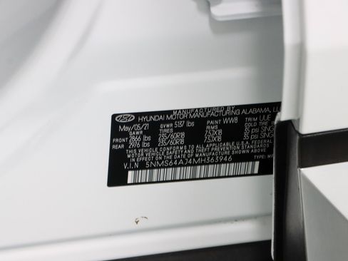 Used 2021 Hyundai Santa Fe SEL w/ Convenience Package FWD image 32